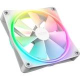 NZXT F140 RGB DUO Single 140x140x25, Ventilateur de boîtier Blanc, Sans contrôleur