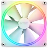 NZXT F140 RGB DUO ventilateur de boîtier Blanc, 140 x 140 x 25 mm, PWM, sans contrôleur