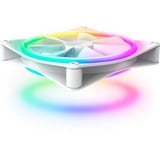 NZXT F140 RGB DUO ventilateur de boîtier Blanc, 140 x 140 x 25 mm, PWM, sans contrôleur