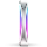 NZXT F140 RGB DUO ventilateur de boîtier Blanc, 140 x 140 x 25 mm, PWM, sans contrôleur