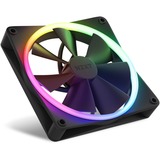 NZXT F140 RGB ventilateurs de boîtier Noir, 2 pièces, 140 x 140 x 26 mm, PWM, contrôleur inclus