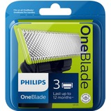 Philips Norelco OneBlade Lame remplaçable, taillez, stylisez, rasez taillez, stylisez, rasez, Lame de rasage, 3 tête(s), Noir, Citron vert, Acier inoxydable, Philips, OneBlade (QP25xx), OneBlade Pro (QP65xx)