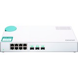 QNAP QSW-308S commutateur réseau Non-géré Gigabit Ethernet (10/100/1000) Blanc, Switch Blanc, Non-géré, Gigabit Ethernet (10/100/1000)