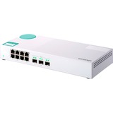 QNAP QSW-308S commutateur réseau Non-géré Gigabit Ethernet (10/100/1000) Blanc, Switch Blanc, Non-géré, Gigabit Ethernet (10/100/1000)