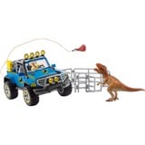 Schleich Dinosaurs Voiture tout-terrain avec avant-poste Dino, Figurine 4 an(s), Multicolore, Plastique