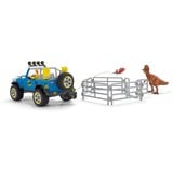 Schleich Dinosaurs Voiture tout-terrain avec avant-poste Dino, Figurine 4 an(s), Multicolore, Plastique
