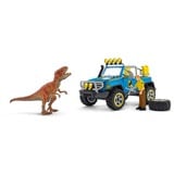 Schleich Dinosaurs Voiture tout-terrain avec avant-poste Dino, Figurine 4 an(s), Multicolore, Plastique
