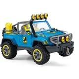 Schleich Dinosaurs Voiture tout-terrain avec avant-poste Dino, Figurine 4 an(s), Multicolore, Plastique