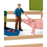 Schleich Farm World - Grande étable, jaune, Figurine 
