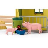 Schleich Farm World - Grande étable, jaune, Figurine 