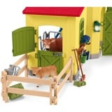 Schleich Farm World - Grande étable, jaune, Figurine 