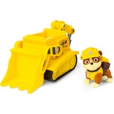 Spin Master Vehicule + Figurine Ruben La Pat' Patrouille, Jeu véhicule Jaune, PAW Patrol Vehicule + Figurine Ruben La Pat' Patrouille, Bulldozer, PAW Patrol, 3 an(s), Plastique, Noir, Jaune