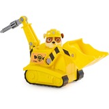 Spin Master Vehicule + Figurine Ruben La Pat' Patrouille, Jeu véhicule Jaune, PAW Patrol Vehicule + Figurine Ruben La Pat' Patrouille, Bulldozer, PAW Patrol, 3 an(s), Plastique, Noir, Jaune