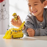 Spin Master Vehicule + Figurine Ruben La Pat' Patrouille, Jeu véhicule Jaune, PAW Patrol Vehicule + Figurine Ruben La Pat' Patrouille, Bulldozer, PAW Patrol, 3 an(s), Plastique, Noir, Jaune