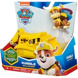 Spin Master Vehicule + Figurine Ruben La Pat' Patrouille, Jeu véhicule Jaune, PAW Patrol Vehicule + Figurine Ruben La Pat' Patrouille, Bulldozer, PAW Patrol, 3 an(s), Plastique, Noir, Jaune