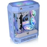 Thermaltake The Tower 600 boîtier midi tower Bleu clair | 4x USB-A | 1x USB-C | Verre Trempé
