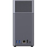 UGREEN Pack DH2300 avec 2x Toshiba N300 4 TB (MN10ADA400ES), NAS Noir