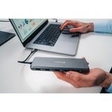 Verbatim CMH-13 USB Type-C 10000 Mbit/s Argent, Station d'accueil Gris, USB Type-C, 3ˌ5mm, DisplayPort, HDMI, RJ-45, USB 2.0, USB 3.2 Gen 1 (3.1 Gen 1) Type-A, USB 3.2 Gen 2 (3.1..., 10000 Mbit/s, 30 Hz, Argent, Acrylonitrile-Butadiène-Styrène (ABS), Aluminium