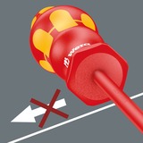 Wera Set de tournevis Kraftform VDE/7 Heavy Metal 2 Rouge/Jaune