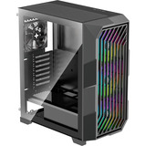 Xilence Xilent Breeze II XG181 boîtier midi tower Noir | 2x USB-A | RGB | Verre Trempé