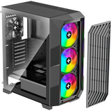 Xilence  boîtier midi tower Noir | 2x USB-A | RGB | Verre Trempé