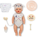 ZAPF Creation BABY born Lukas Chien 36cm, Poupée Rose, BABY born 839591, Poupée, Mâle, 1 an(s), Garçon/Fille, 360 mm, Multicolore