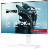 iiyama G-MASTER GB2471HSU-W1 23.8" Moniteur gaming Blanc (mat), 1x DisplayPort, 2x HDMI, 1x USB-C, 1x USB-A, 240 Hz, 60,5 cm (23.8"), 1920 x 1080 pixels, Full HD, LED, 0,3 ms, Blanc