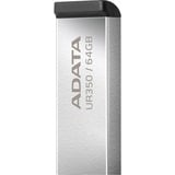 ADATA UR350 lecteur USB flash 64 Go USB Type-A 3.2 Gen 1 (3.1 Gen 1) Noir, Clé USB Nickel/Noir, 64 Go, USB Type-A, 3.2 Gen 1 (3.1 Gen 1), 100 Mo/s, Sans capuchon, Noir