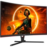 AOC C32G3AE/BK écran plat de PC 80 cm (31.5") 1920 x 1080 pixels Full HD LED Noir, Rouge, Moniteur gaming Noir/Rouge, 80 cm (31.5"), 1920 x 1080 pixels, Full HD, LED, 1 ms, Noir, Rouge