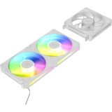 ARCTIC BioniX P14 A-RGB ventilateurs de boîtier Blanc, 3 pièces, 140 x 140 x 28 mm, PWM