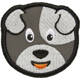 Affenzahn AFZ-BDG-001-026, Patch Gris