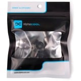 Alphacool Montage Core Push 25mm M3/M4/UNC 6-32 Set 4x Noir/Argent