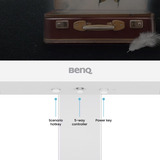 BenQ EW2790U Premium 27" 4K UHD Moniteur  Blanc