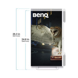BenQ EW2790U Premium 27" 4K Ultra HD Moniteur Blanc, 3x HDMI, 2x USB-C, 3x USB-A, 68,6 cm (27"), 3840 x 2160 pixels, 4K Ultra HD, LED, 5 ms, Blanc