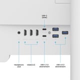 BenQ EW2790U Premium 27" 4K Ultra HD Moniteur Blanc, 3x HDMI, 2x USB-C, 3x USB-A, 68,6 cm (27"), 3840 x 2160 pixels, 4K Ultra HD, LED, 5 ms, Blanc