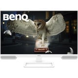 BenQ EW2790U Premium 27" 4K Ultra HD Moniteur Blanc, 3x HDMI, 2x USB-C, 3x USB-A, 68,6 cm (27"), 3840 x 2160 pixels, 4K Ultra HD, LED, 5 ms, Blanc