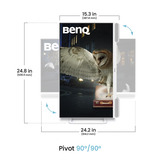 BenQ EW2790U Premium 27" 4K Ultra HD Moniteur Blanc, 3x HDMI, 2x USB-C, 3x USB-A, 68,6 cm (27"), 3840 x 2160 pixels, 4K Ultra HD, LED, 5 ms, Blanc