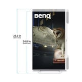 BenQ  27" 4K UHD Moniteur  Blanc