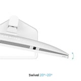 BenQ  27" 4K UHD Moniteur  Blanc