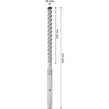 Bosch Expert Foret SDS Max-8X, Perceuse Marteau perforateur, Hammer drill bit, 1,6 cm, 340 mm, Béton, pierre, 20 cm