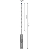 Bosch Expert Foret SDS plus-7X, Perceuse Marteau perforateur, Hammer drill bit, 5 mm, 165 mm, Béton, pierre, 10 cm