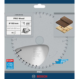 Bosch Lames de scies circulaires Optiline Wood, Lame de scie Bois, 16 cm, 2 cm, 1,6 mm, 2,6 mm, 6/32