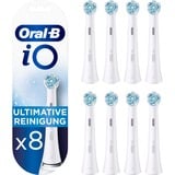 Braun Oral-B iO Nettoyage Ultime 8 pièces, Tête brosse à dent électrique Blanc