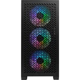 Cooler Master  boîtier mini tower Noir | 1x USB-A | 1x USB-C | RGB | Verre Trempé