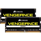 Corsair 16 Go DDR4-2400 (2x 8 Go) mémoire PC portable Noir, CMSX16GX4M2A2400C16, SO-DIMM