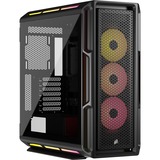 Corsair 5000T LX RGB boîtier midi tower Noir | 4x USB-A | 1x USB-C | RGB | Verre Trempé