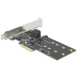 DeLOCK 90499 carte et adaptateur d'interfaces Interne M.2, SATA, Carte d'interface PCIe, M.2, SATA, 6 Gbit/s, SATA