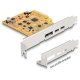 DeLOCK Carte PCIe x4 vers 1x USB-C ext. 10 Gbit/s B. + 1x USB-C ext. DP Alt Mode, Contrôleur USB 