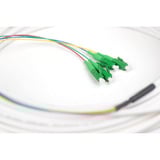 Digitus Câble FTTH Drop, monomode, 4 fibres, 4 LC/APC Blanc