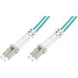 Digitus Câble de raccordement LWL, duplex, connecteur LC > LC, multimode OM3 Turquoise